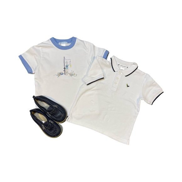 Janie and Jack Little Gentlemen Penny Loafers Shoes 9 - Picture 4 of 5